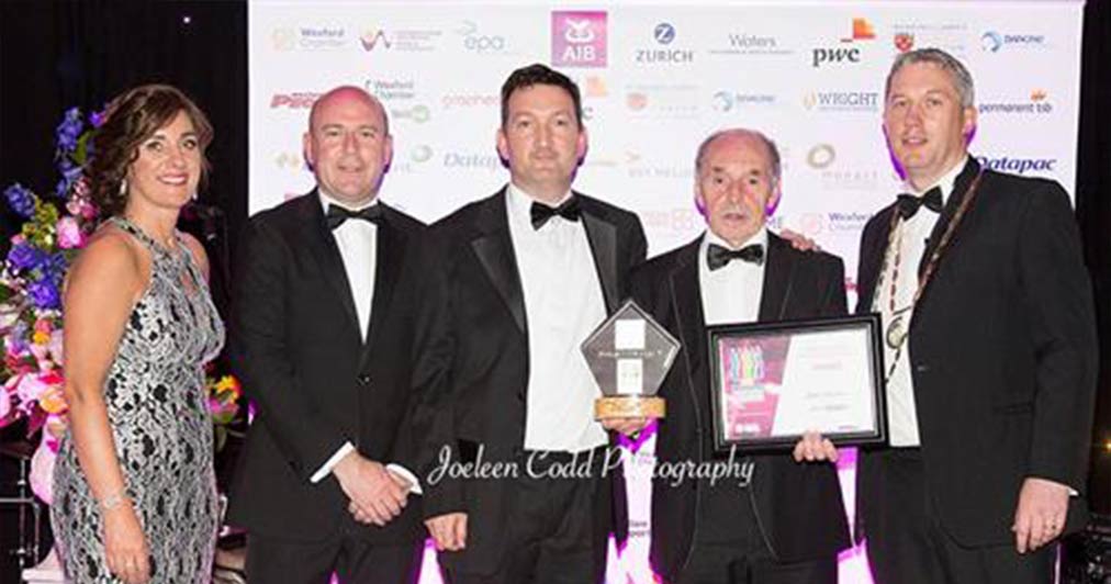 Photo of Kent team at Wexford International trade awards